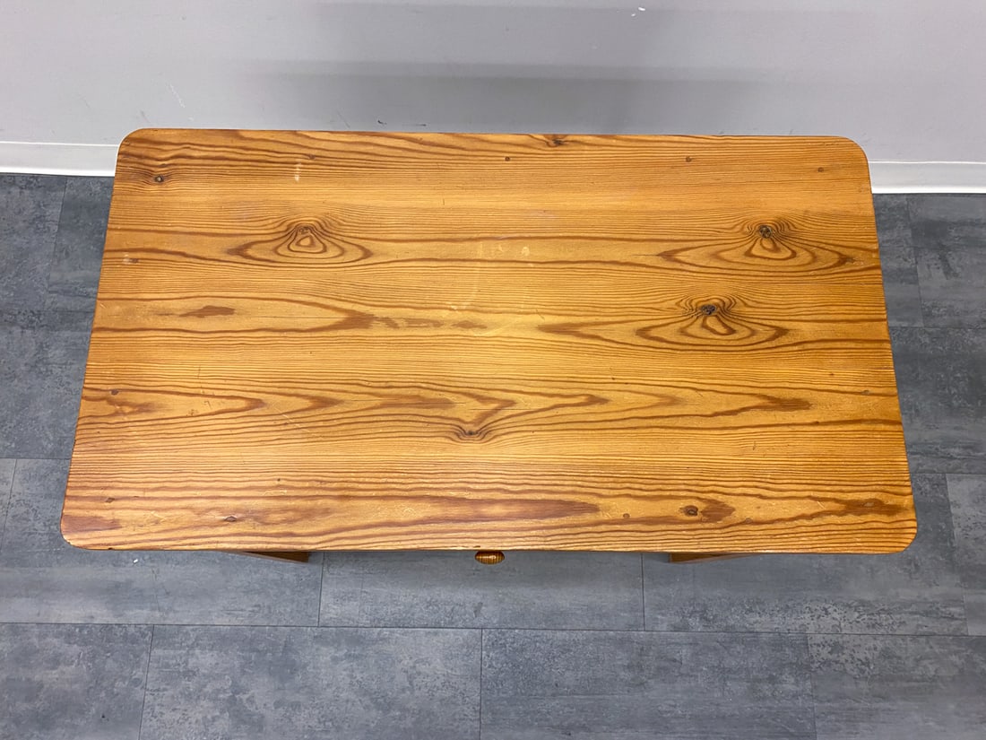 SWEDISH PINE SIDE TABLE C. 1960S - 6