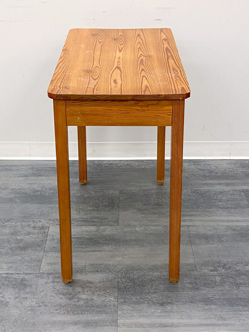 SWEDISH PINE SIDE TABLE C. 1960S - 9