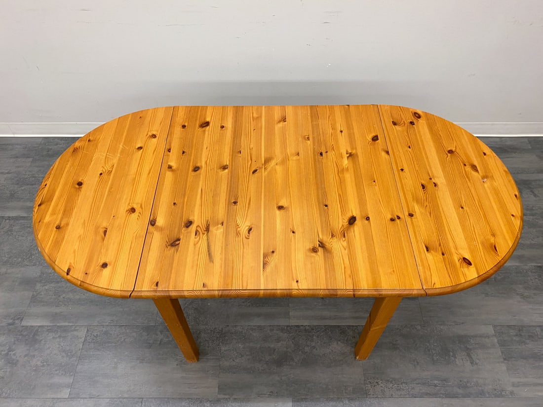 SWEDISH PINE DINING TABLE C. 1960S - 16