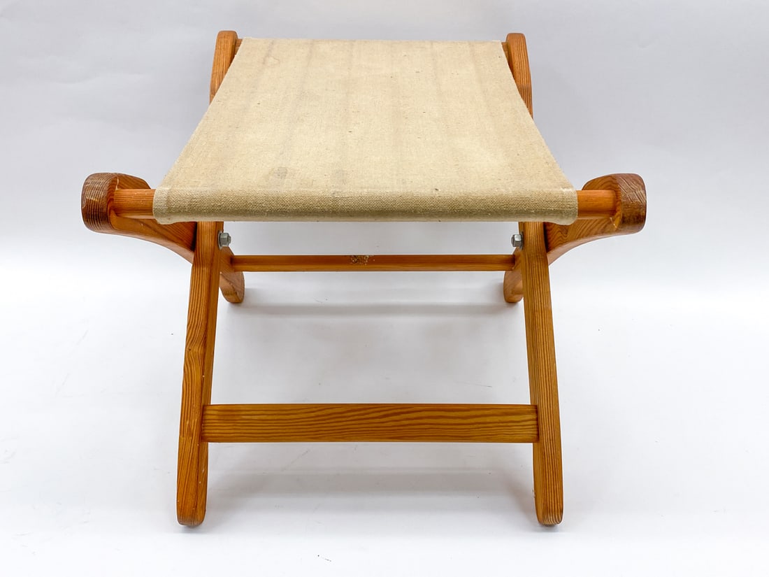 SCANDINAVIAN PINE FOLDING STOOL - 13