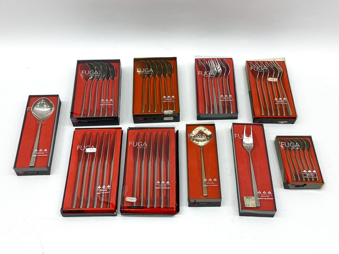 TIAS ECKHOFF STAINLESS STEEL FLATWARE GROUPING - 15