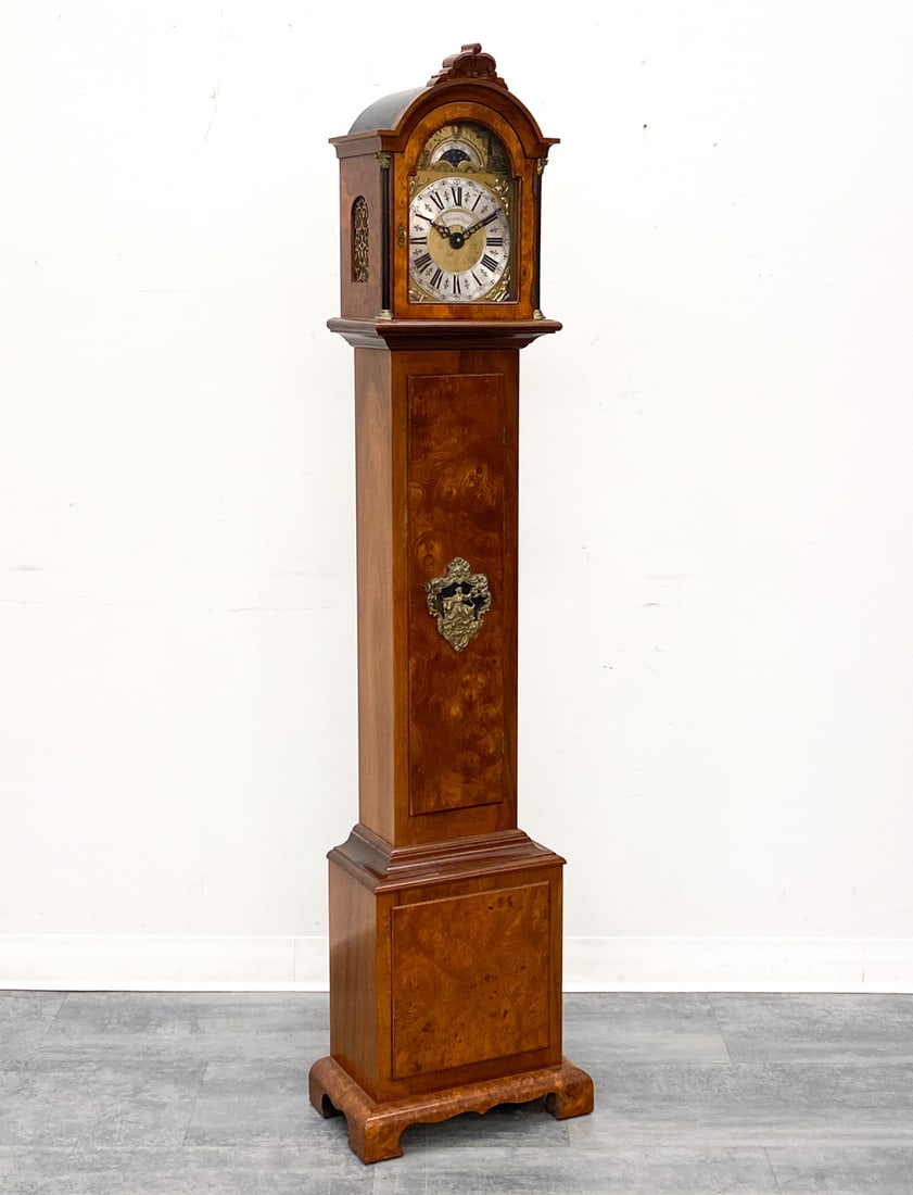 ATTR. JOHN WARMINK MAHOGANY TALL CASE CLOCK (1 of 17)