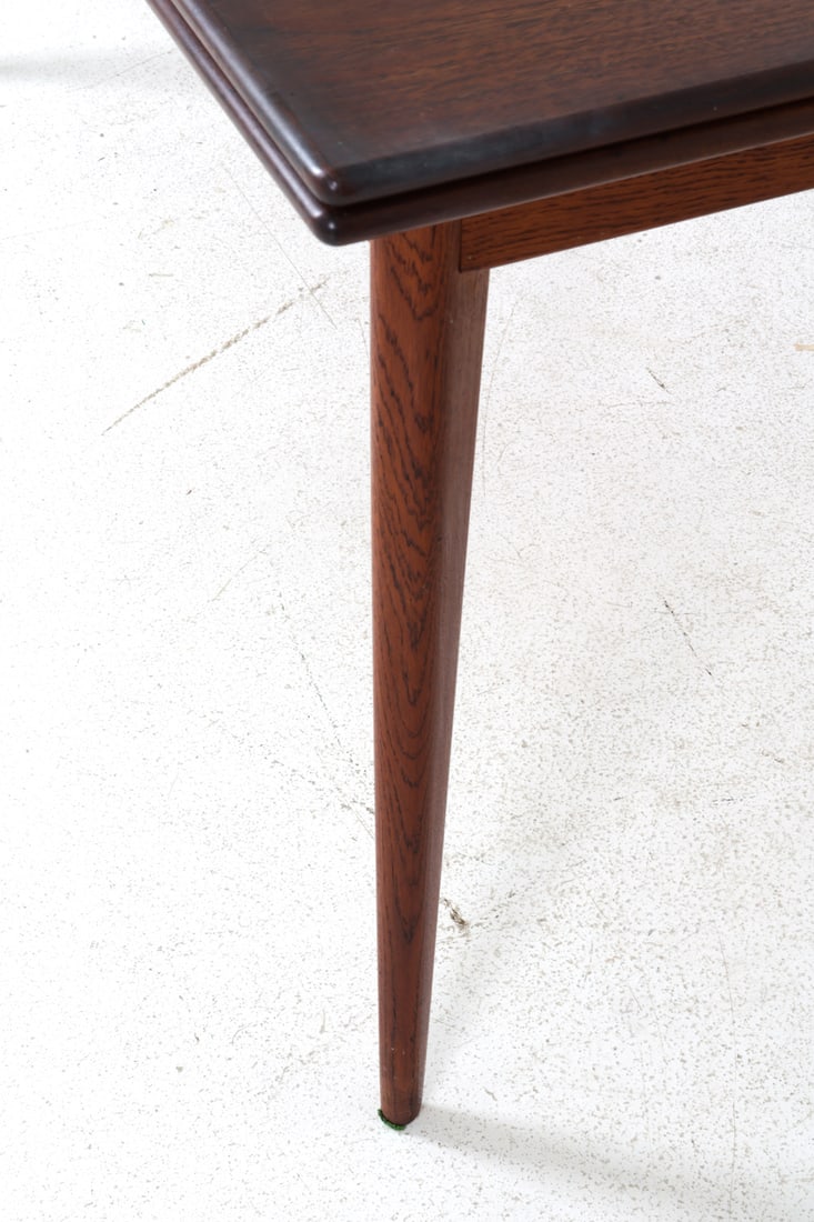 DUX SWEDISH TEAK EXTENDING DINING TABLE C. 1960S - 14
