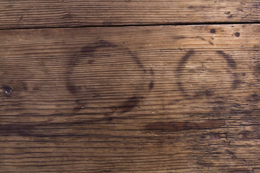 ANTIQUE 19TH C. PINE FARMHOUSE TABLE - 16
