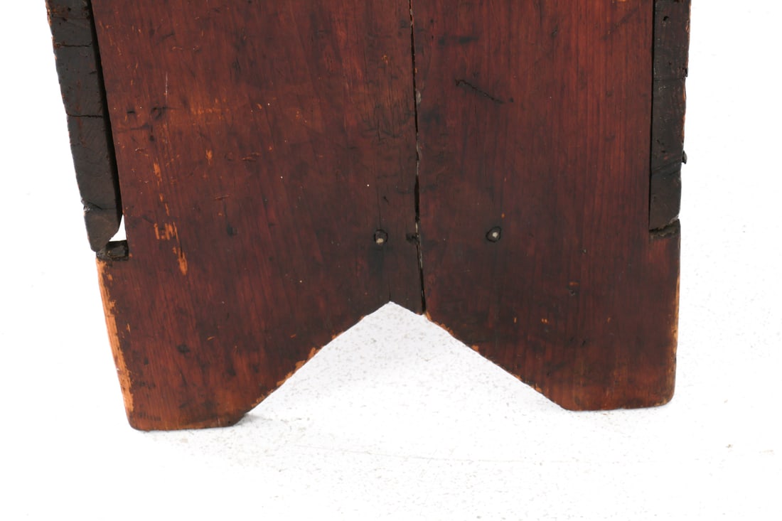 ANTIQUE PRIMITIVE PINE BLANKET CHEST - 10