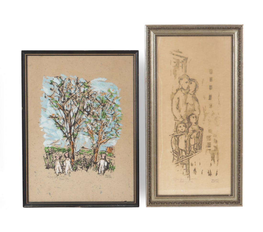 (2) FRANK KLEINHOLZ (1901-1987) LITHOGRAPHS (1 of 12)