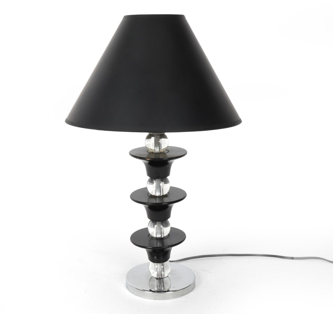 ART DECO STYLE STACKED DISC TABLE LAMP (1 of 11)