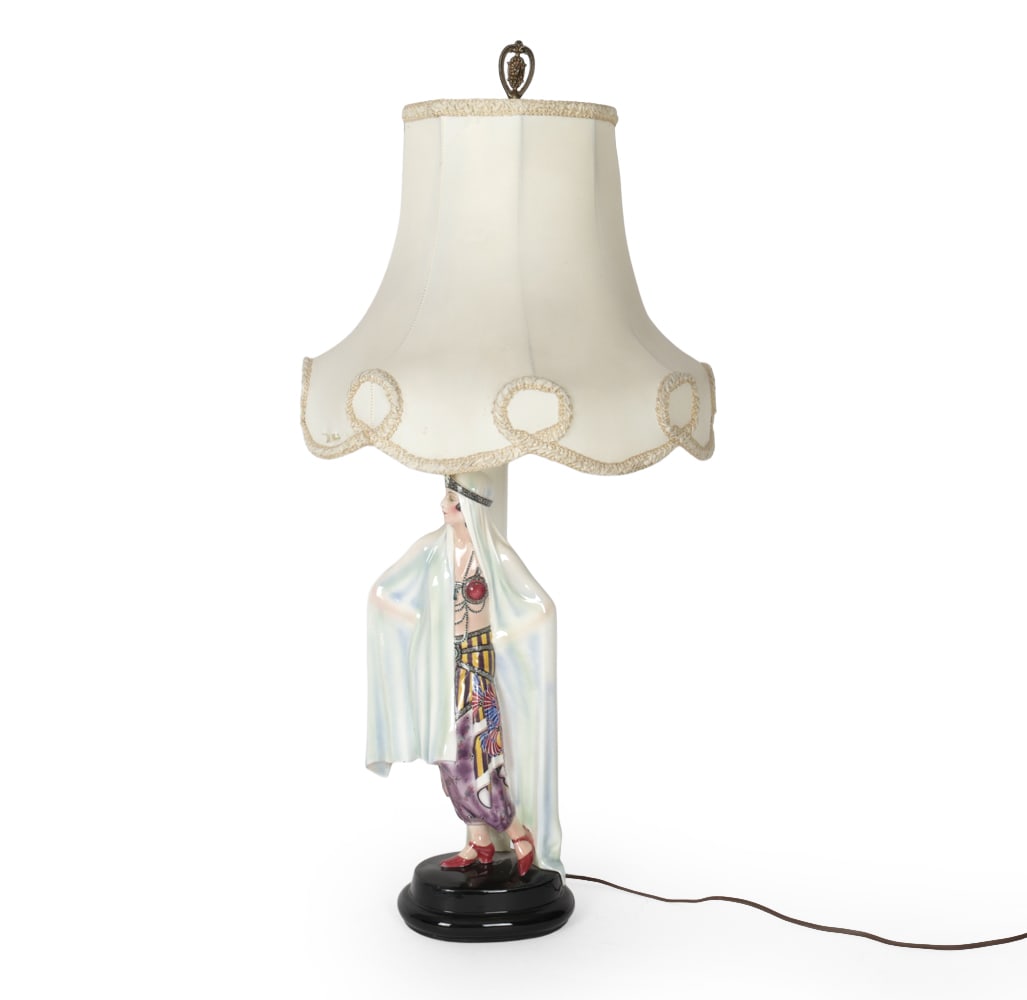JOSEF LORENZL GOLDSCHEIDER ART DECO LAMP (1 of 19)