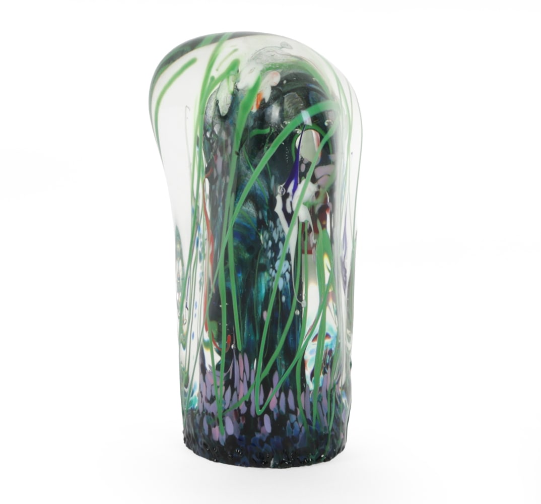 JODI BOVE "AQUARIUM" ART GLASS SCULPTURE 1996 (1 of 12)