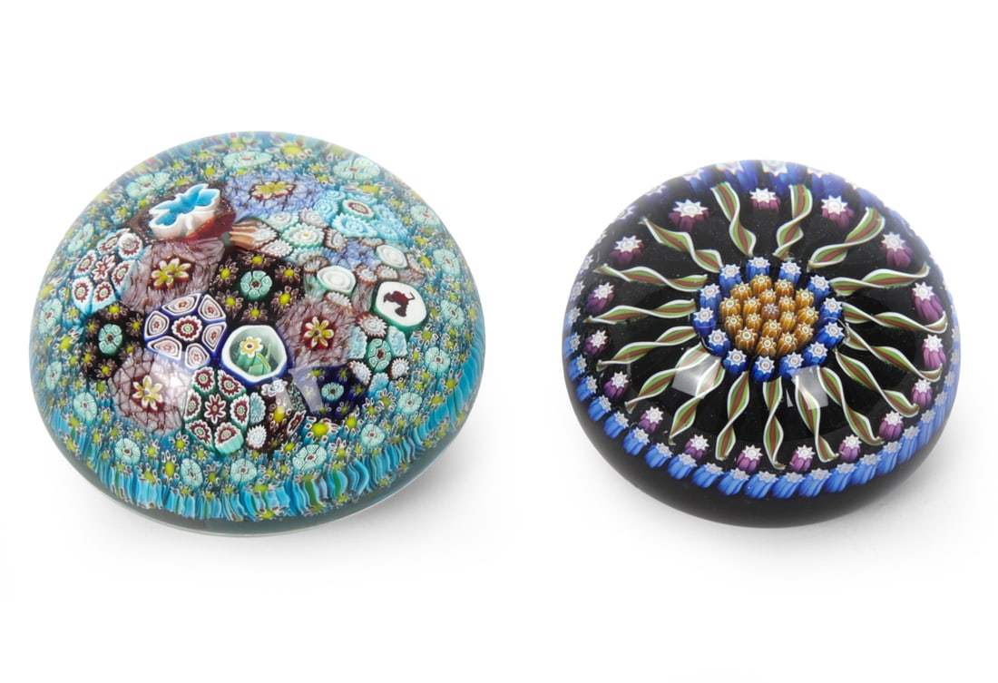MILLEFIORI ART GLASS PAPERWEIGHTS (1 of 13)