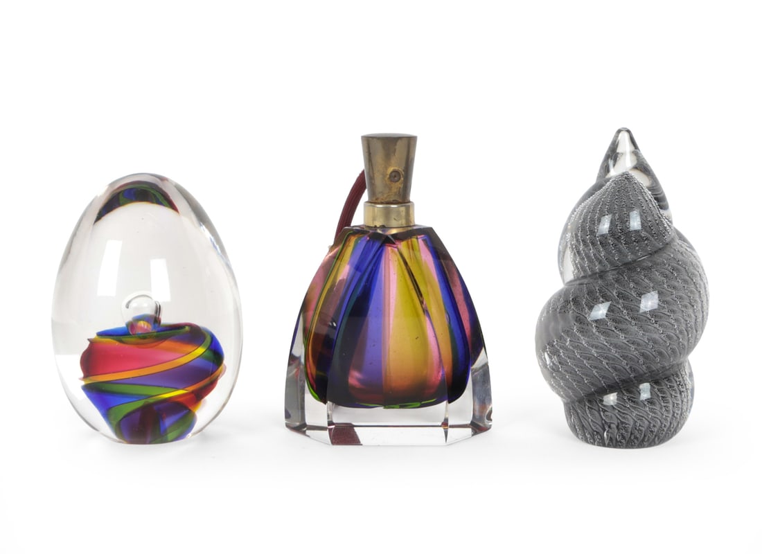 ART GLASS PAPERWEIGHTS & SEGUSO PERFUME GROUPING (1 of 13)