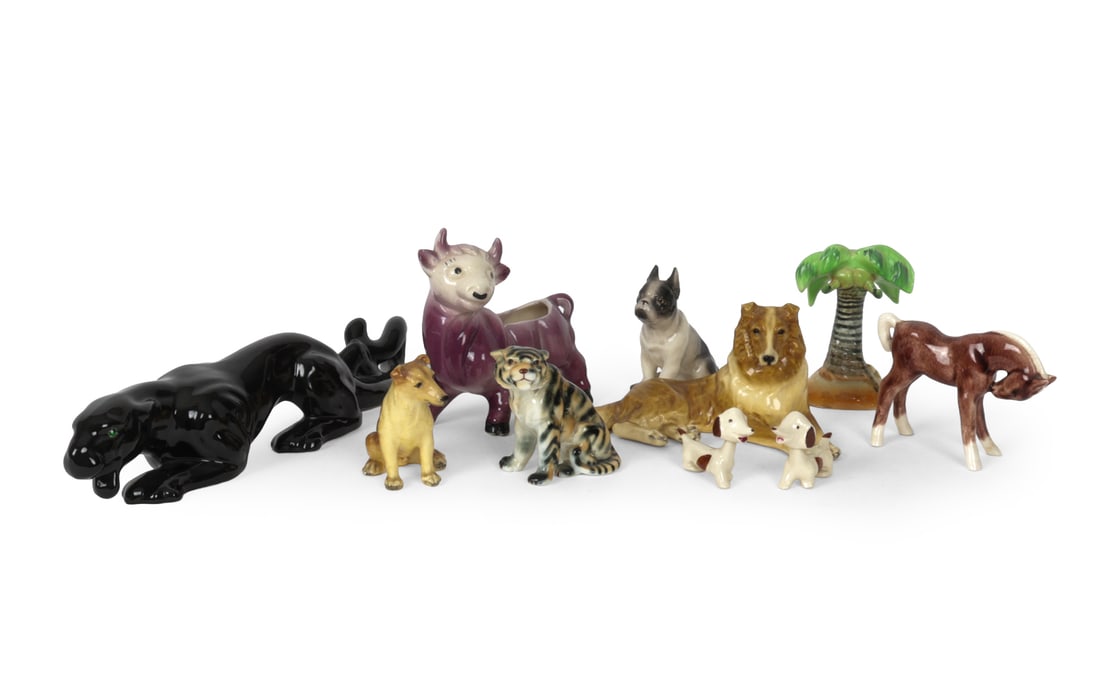 VINTAGE CERAMIC ANIMALS GROUPING (1 of 14)