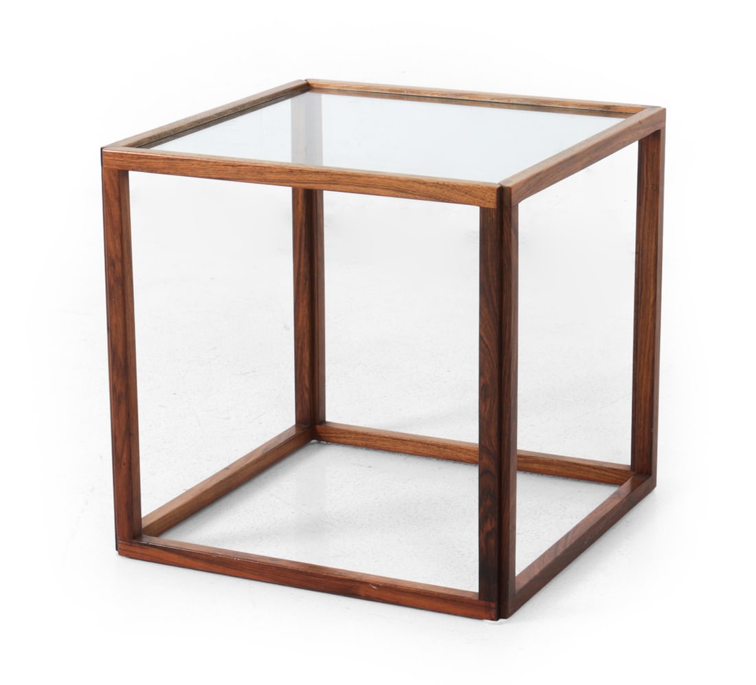 ATTR. KAI KRISTIANSEN CUBE SIDE TABLE C. 1960S (1 of 14)