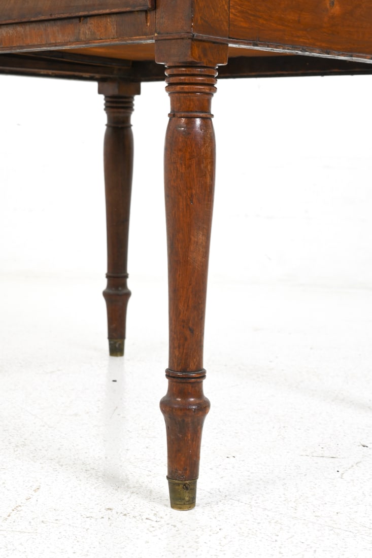 19TH C. REGENCY STYLE MAHOGANY SIDE TABLE - 11