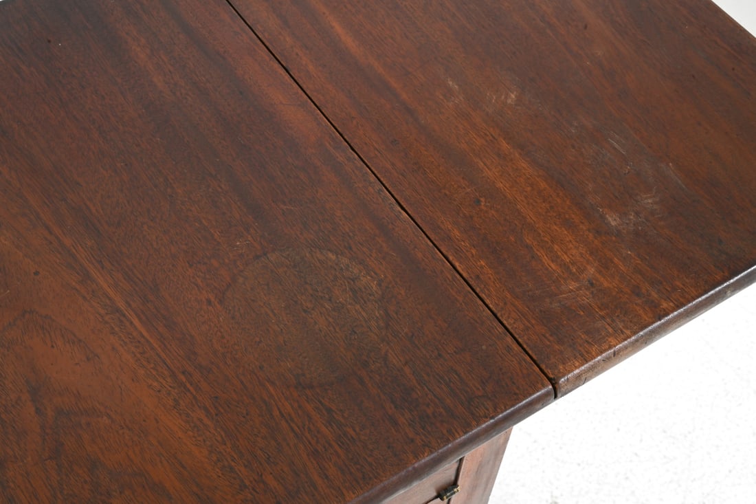 19TH C. REGENCY STYLE MAHOGANY SIDE TABLE - 7