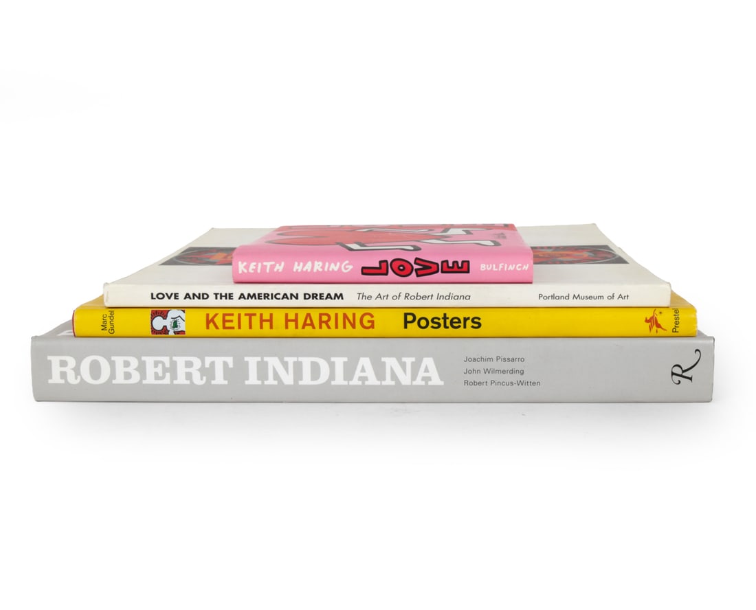 KEITH HARING & ROBERT INDIANA ART BOOKS (1 of 10)
