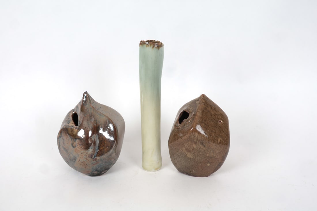 LOTTI CERAMIC VASE GROUPING - 14