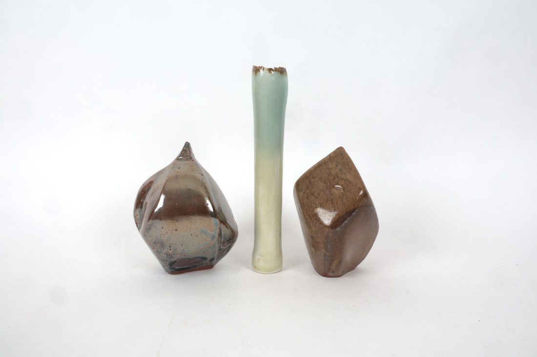 LOTTI CERAMIC VASE GROUPING - 15