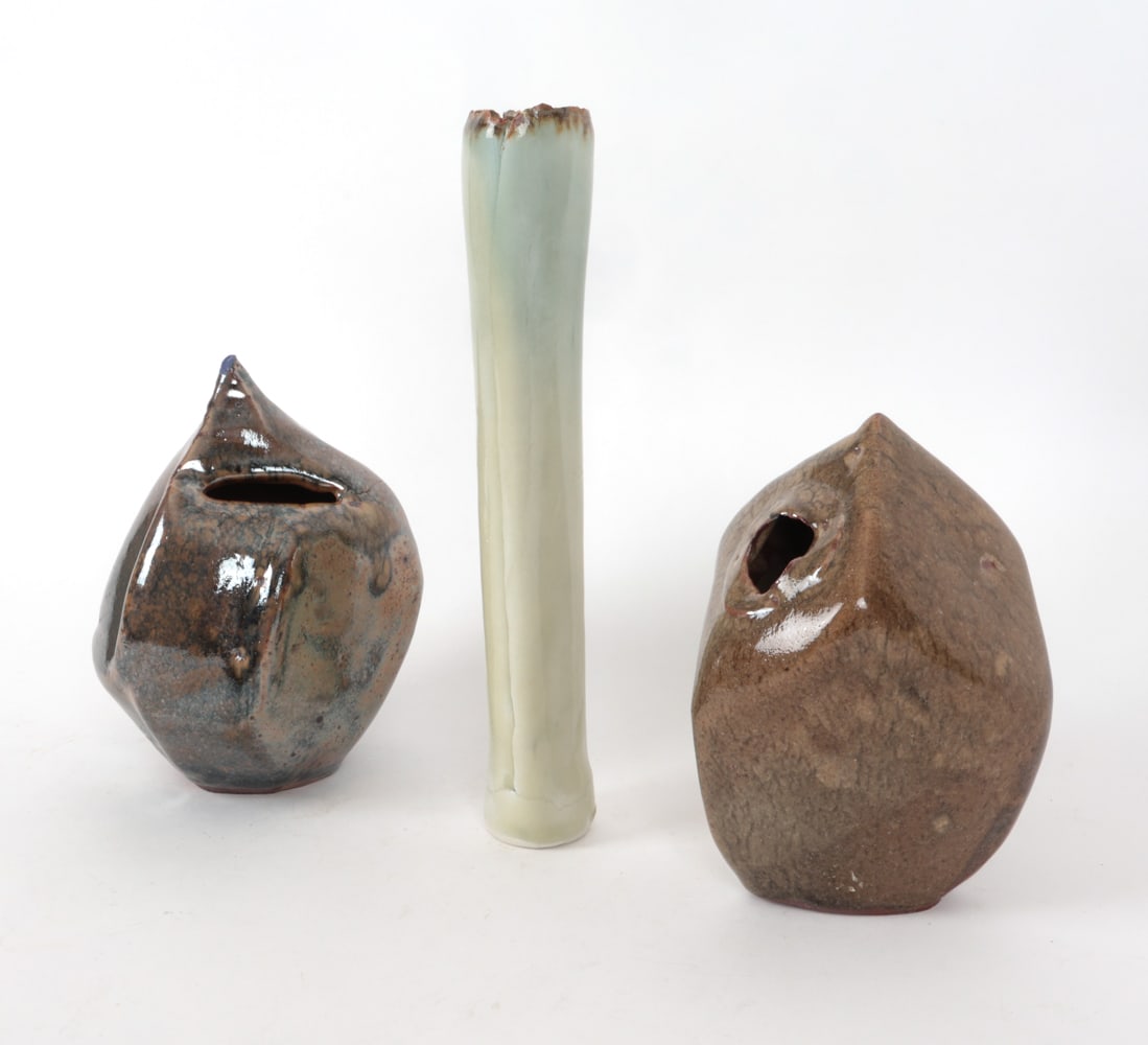 LOTTI CERAMIC VASE GROUPING - 3