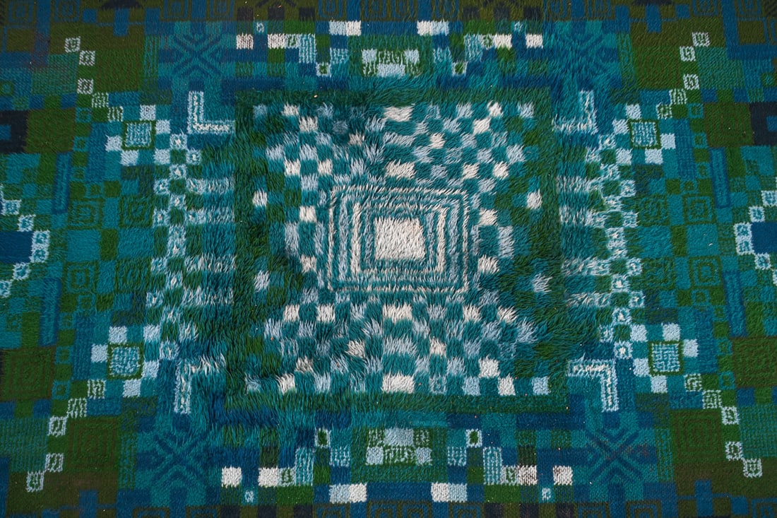 ABSTRACT SHAG RUG - 2