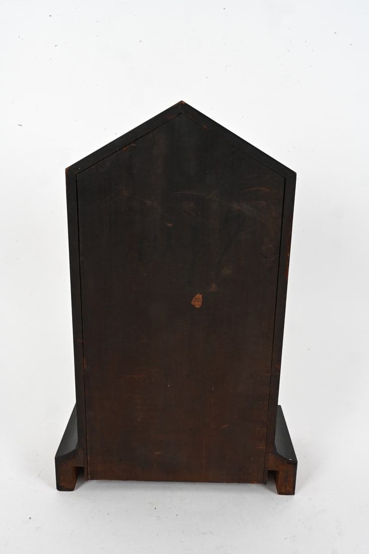 SETH THOMAS GOTHIC MAHOGANY SHELF CLOCK - 7