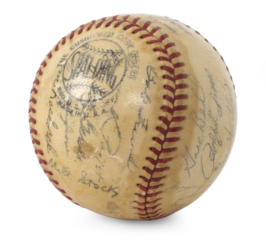 1952 PITTSBURGH PLAYER SIGNED BALL (1 of 14)