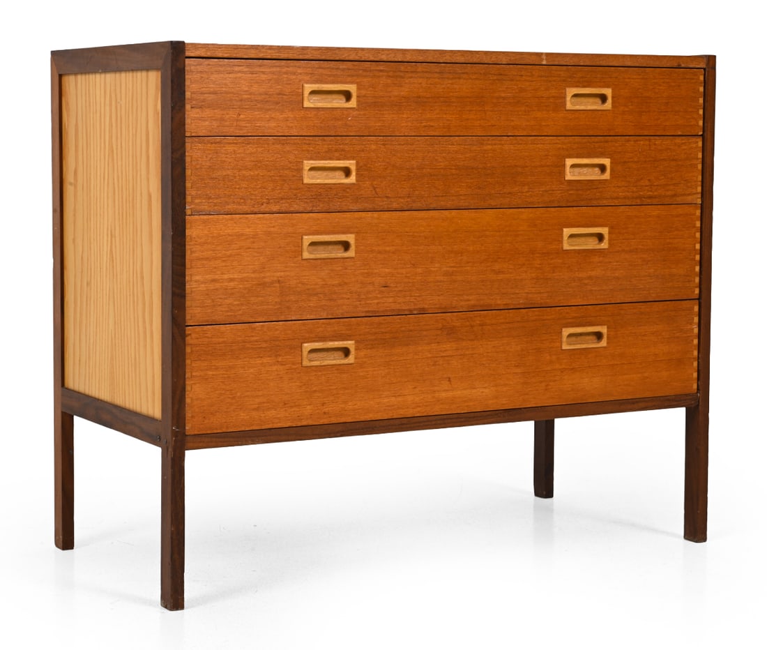 GILLIS LUNDGREN TEAK CHEST OF DRAWERS C. 1960S (1 of 14)