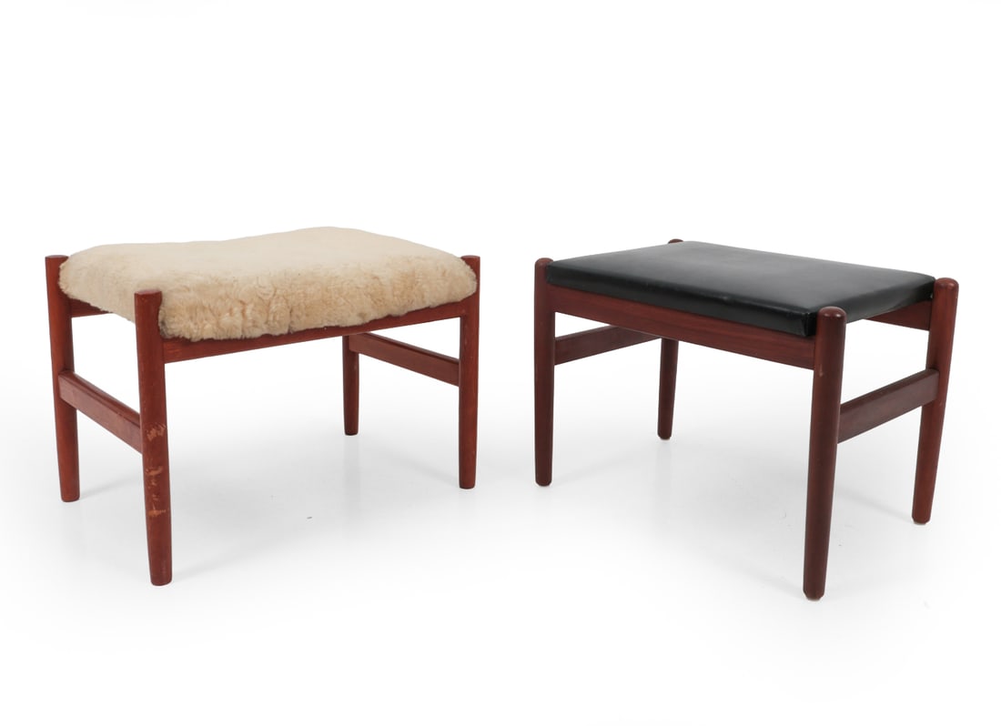ATTR. HUGO FRANDSEN FOR SPOTTRUP TEAK OTTOMANS (1 of 12)