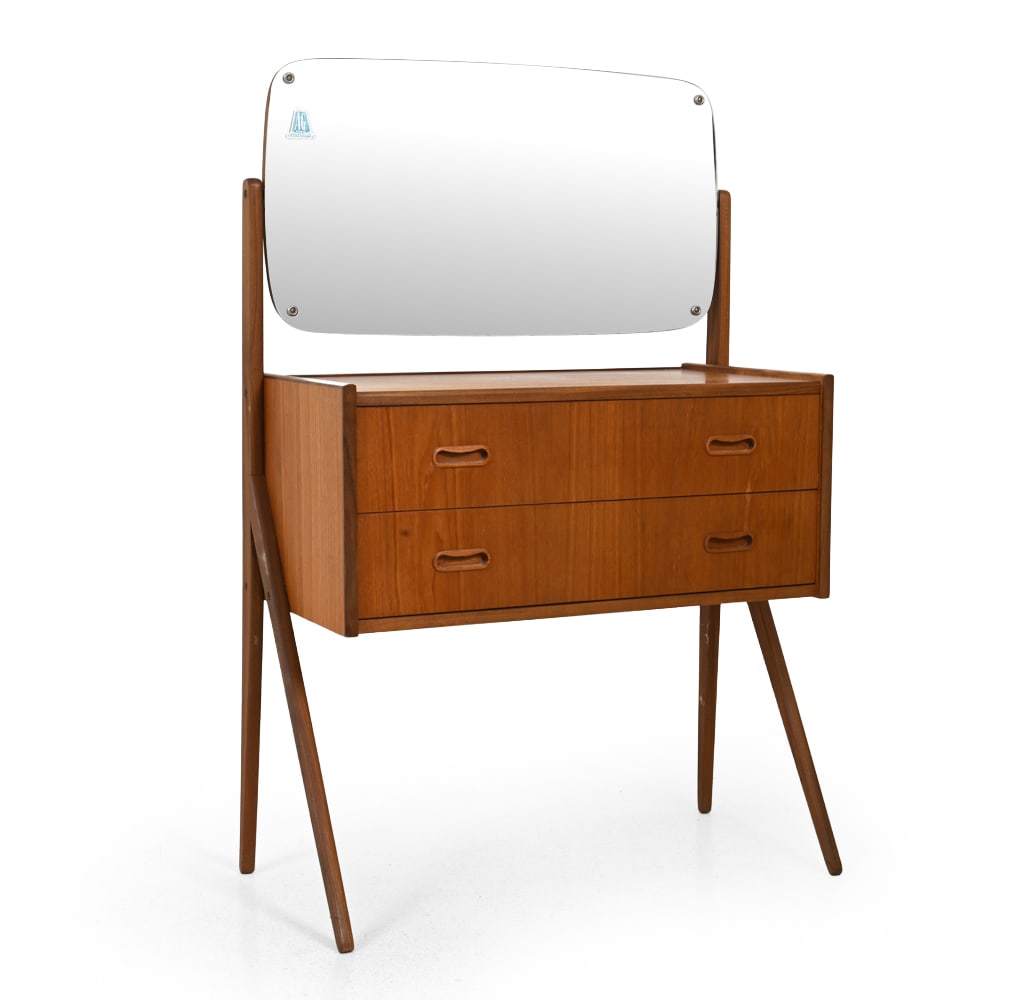 DANISH TEAK VANITY C. 1960S (1 of 13)