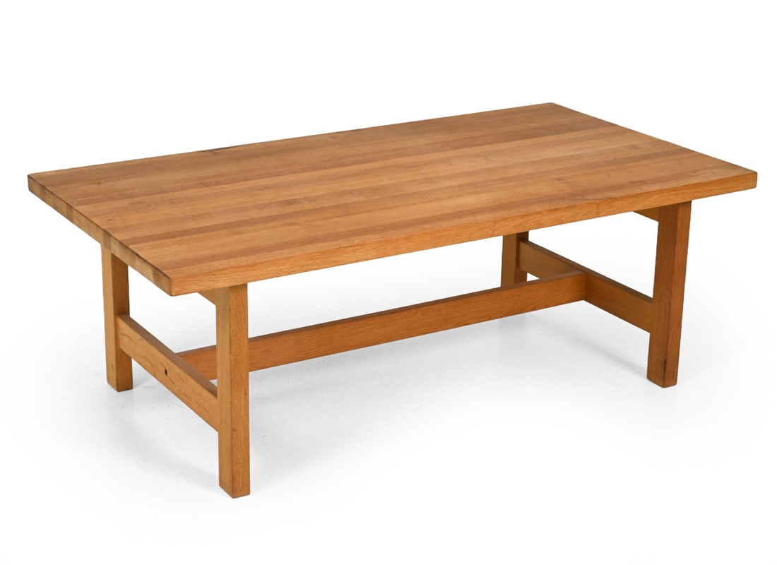 ASKEL DAHL FOR KP MOBLER OAK COFFEE TABLE C. 1970S (1 of 14)