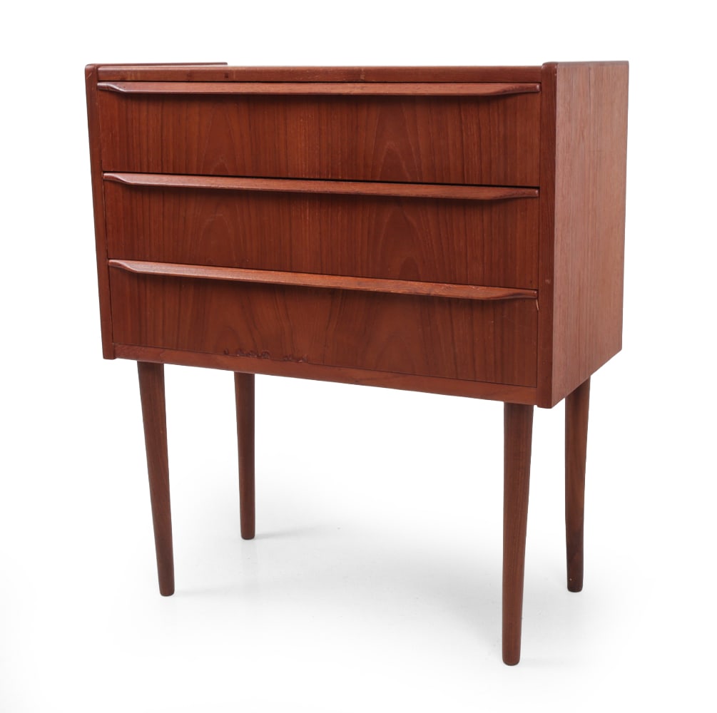 STYLE OF MADSEN DANISH TEAK CHEST OF DRAWERS 1960S (1 of 15)