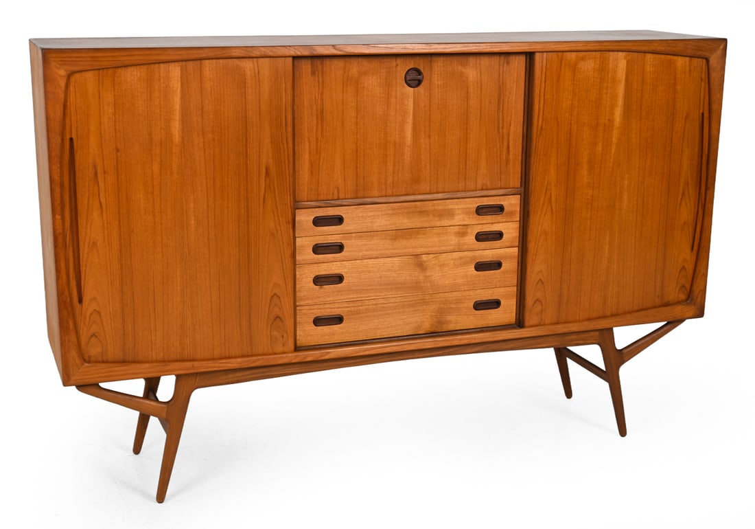 HARRY OSTERGAARD DANISH TEAK SIDEBOARD - 3