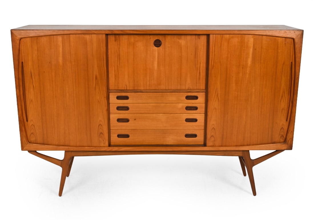 HARRY OSTERGAARD DANISH TEAK SIDEBOARD - 4