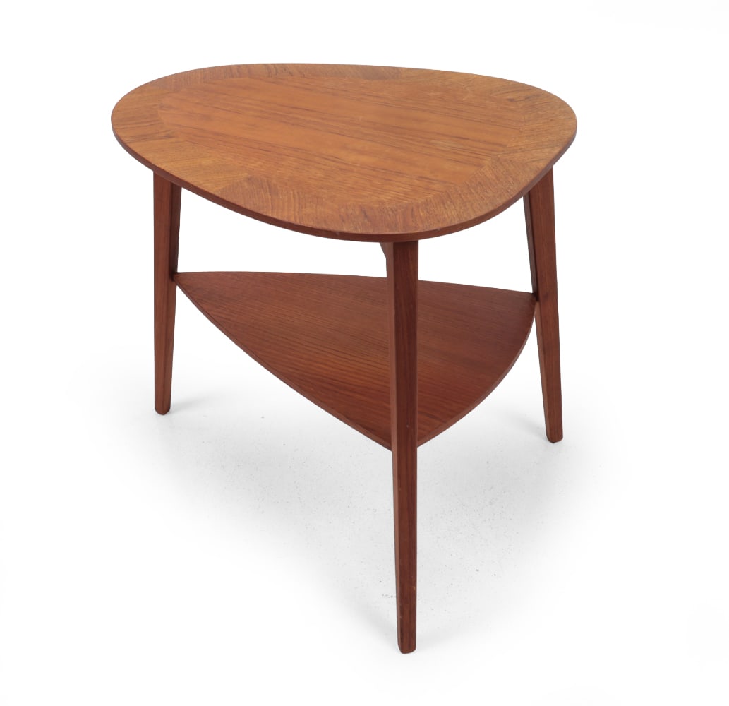 JORGEN AAKJAER JORGENSEN TEAK SIDE TABLE 1960S (1 of 15)