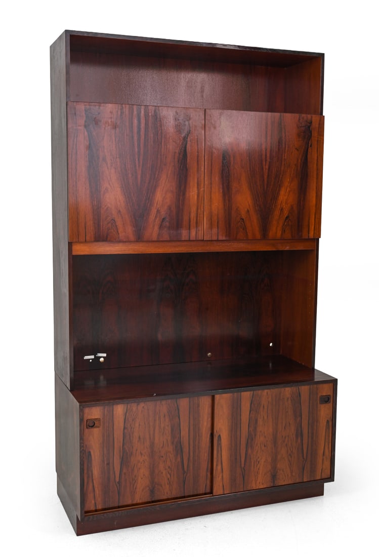 DANISH ROSEWOOD BOOKCASE CABINET (1 of 13)