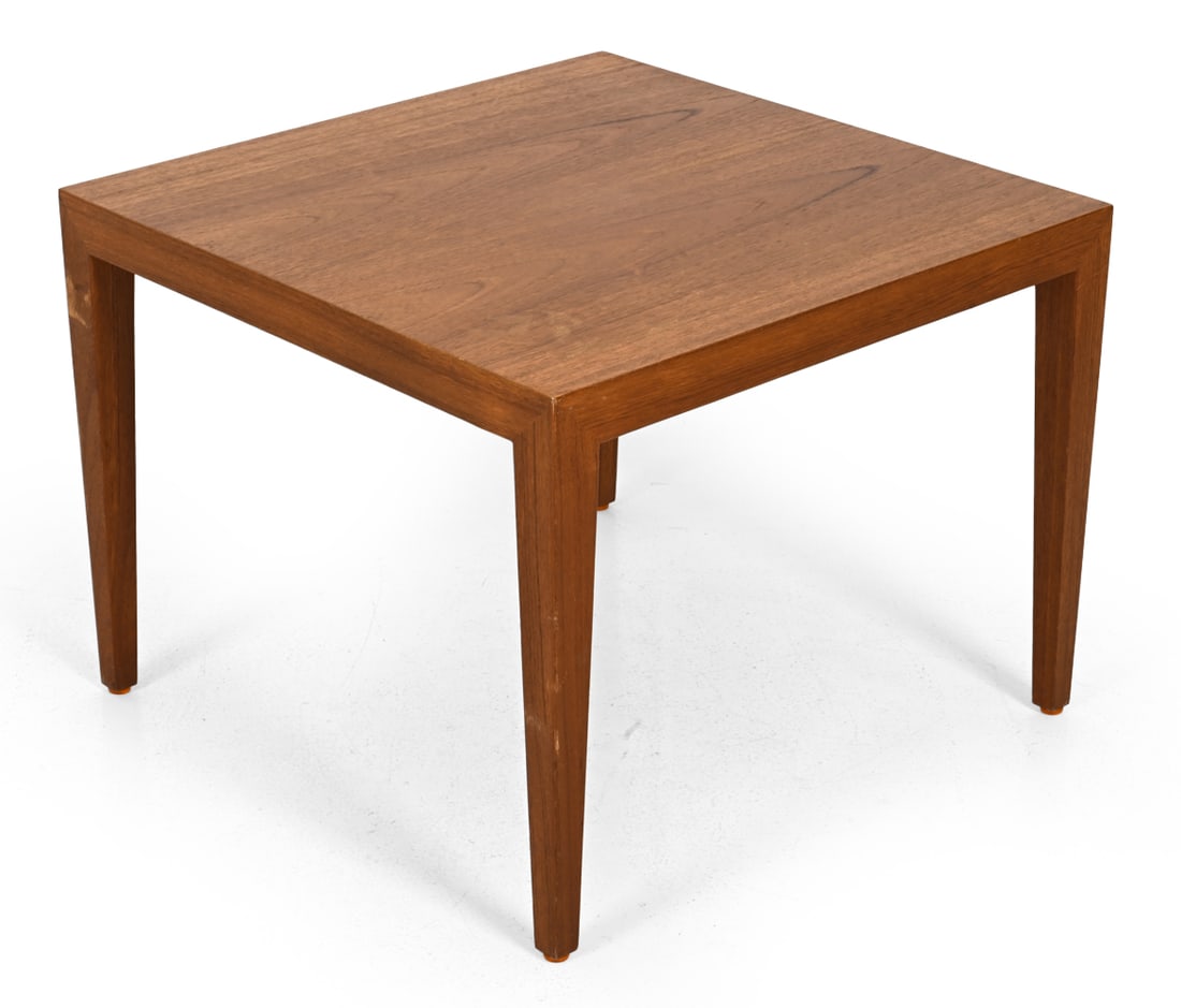 SEVERIN HANSEN HASLEV DANISH TEAK SIDE TABLE 1960S (1 of 15)