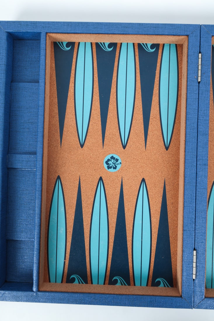 CRISLOID ATTACHE BACKGAMMON SET - 12