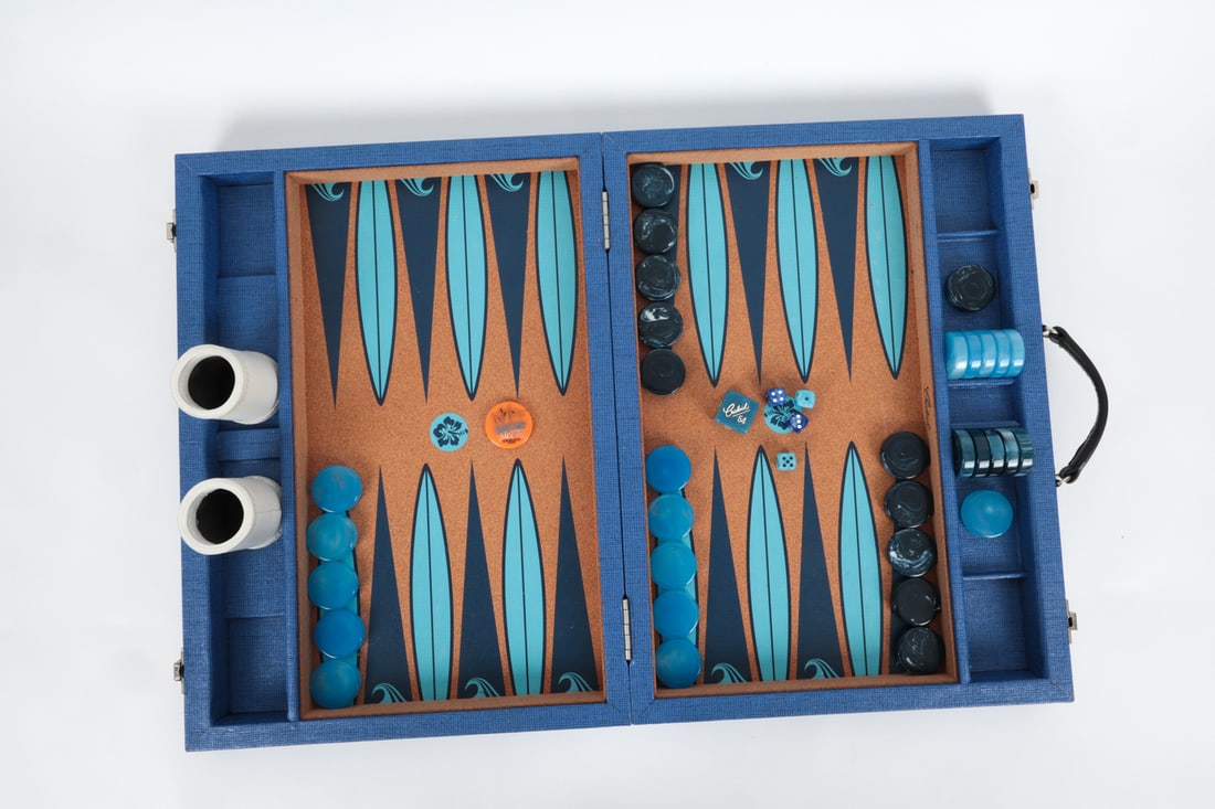 CRISLOID ATTACHE BACKGAMMON SET - 4