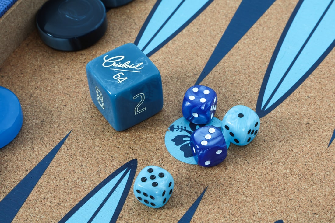 CRISLOID ATTACHE BACKGAMMON SET - 6
