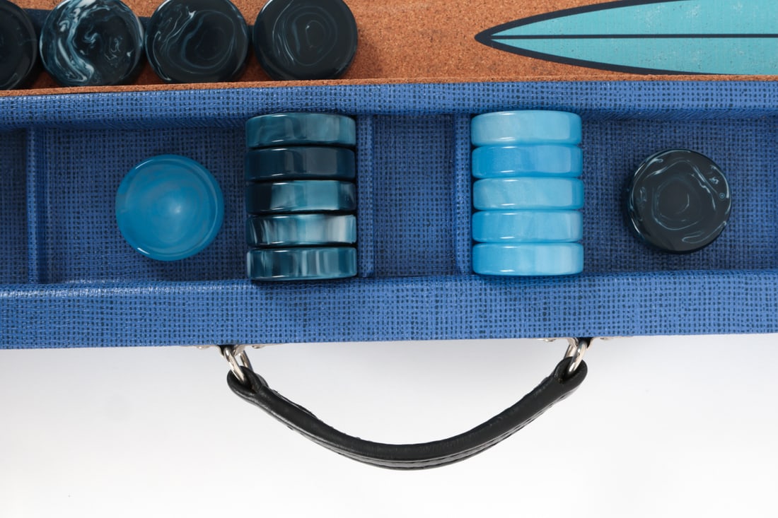 CRISLOID ATTACHE BACKGAMMON SET - 8