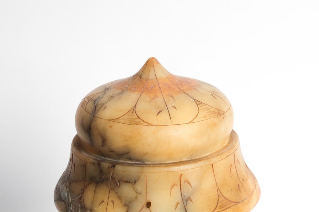 NEOCLASSICAL STYLE ALABASTER TABLE LAMP - 6