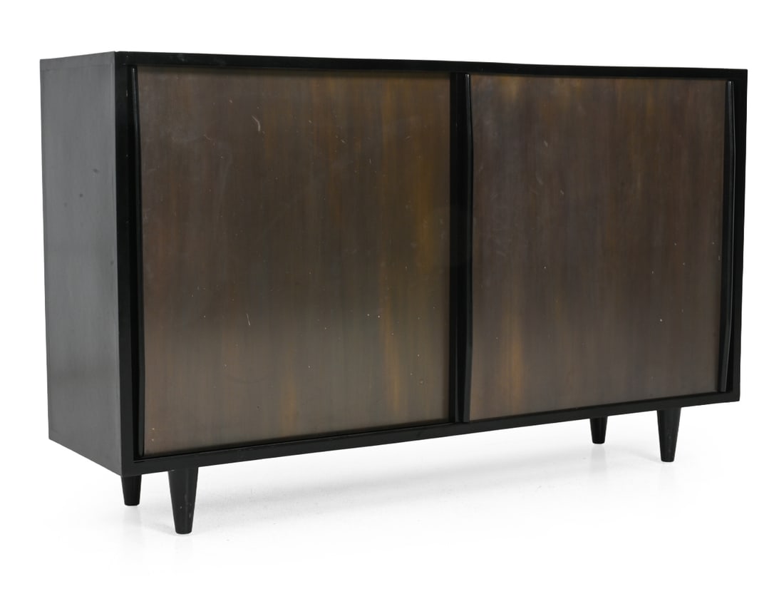 PROUVE STYLE LACQUERED BURNISHED BRASS SIDEBOARD (1 of 13)