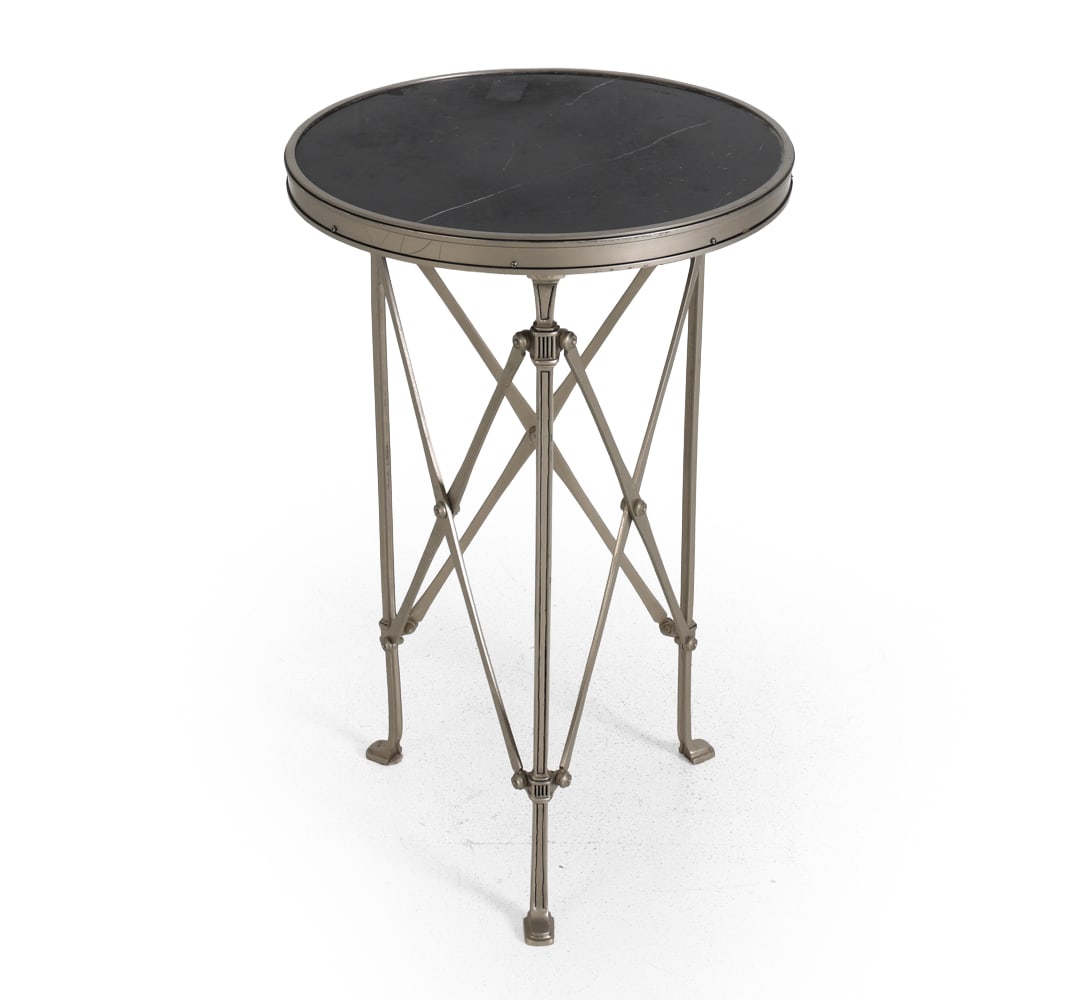 GUERIDON STYLE MARBLE TOP SIDE TABLE (1 of 11)