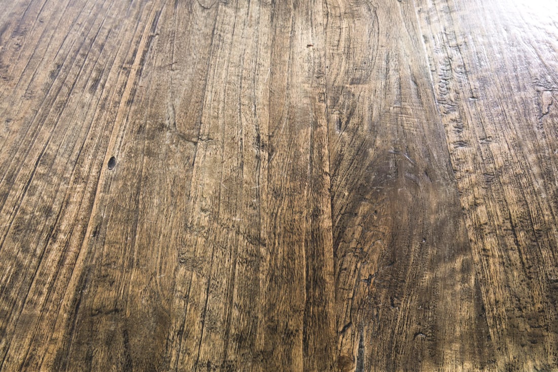 RUSTIC FARMHOUSE STYLE ELM DINING TABLE - 12
