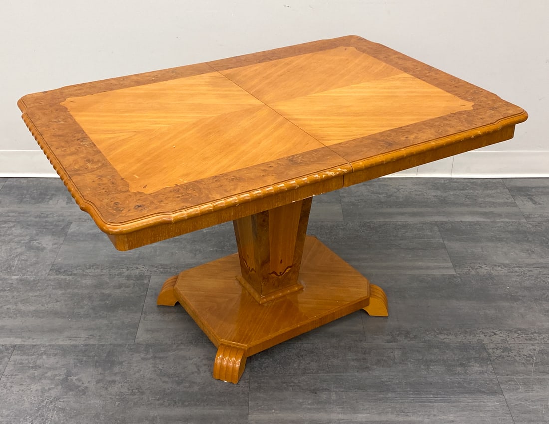 SWEDISH DECO STYLE BIRCH COFFEE TABLE C. 1940S (1 of 16)