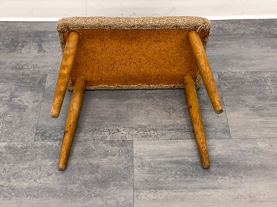 SCANDINAVIAN BEECH STOOL C. 1960S - 11