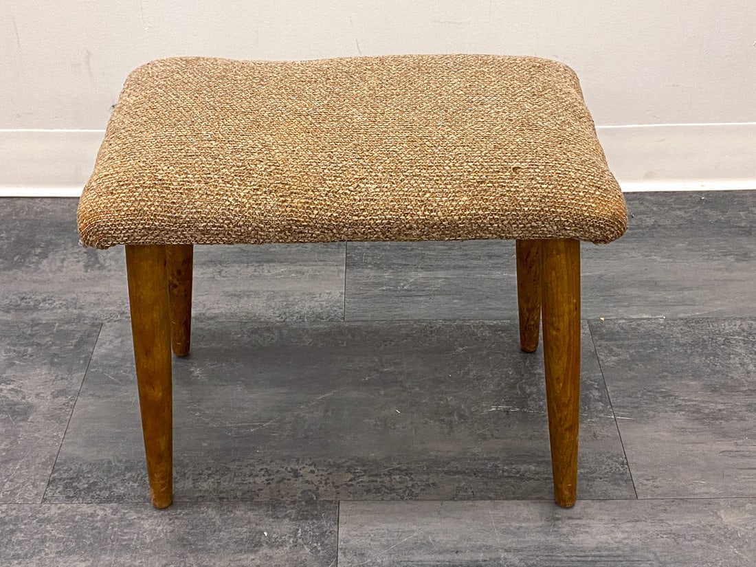 SCANDINAVIAN BEECH STOOL C. 1960S - 5