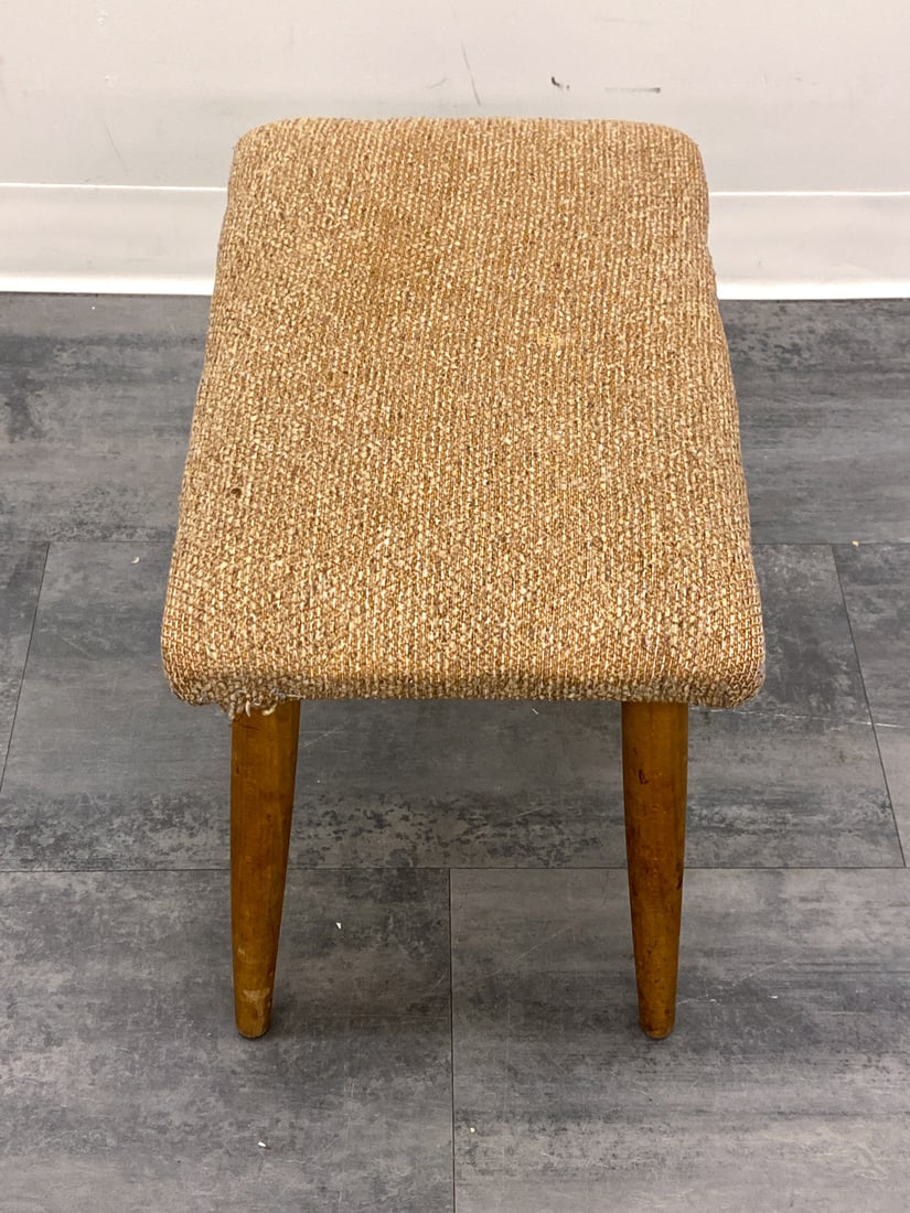 SCANDINAVIAN BEECH STOOL C. 1960S - 8