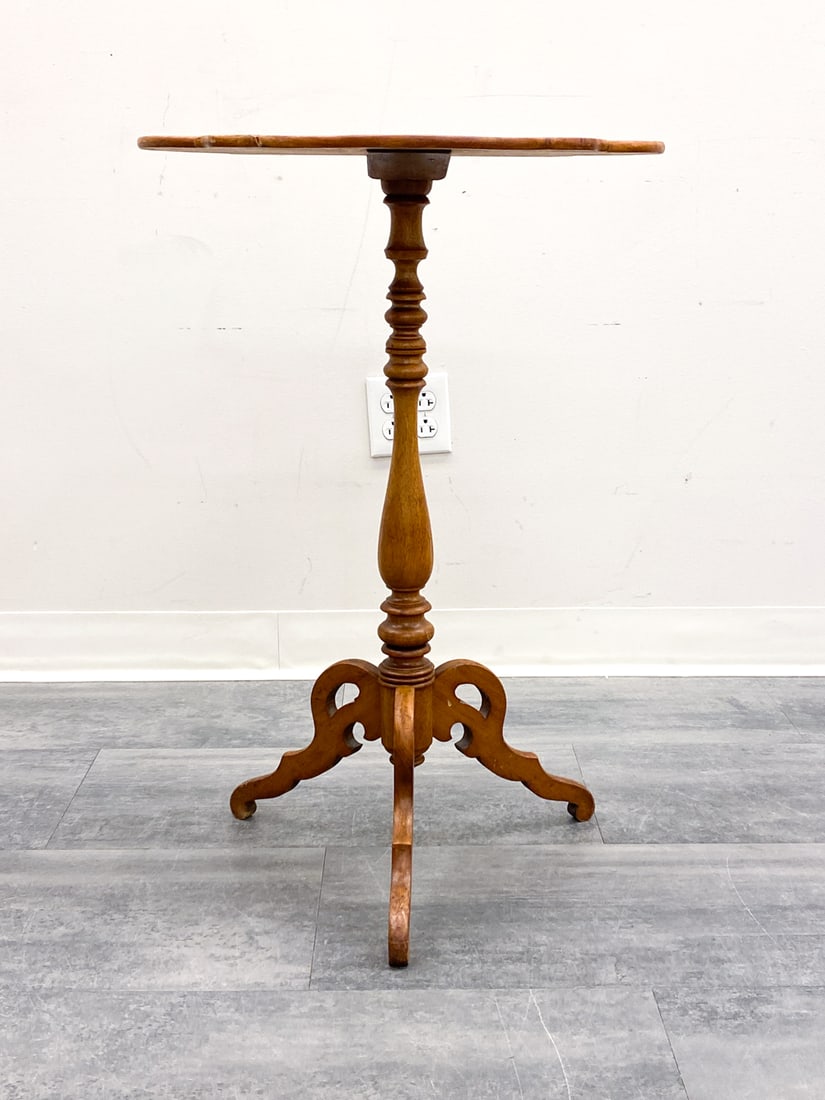 BIEDERMEIER STYLE SWEDISH WALNUT SIDE TABLE - 5