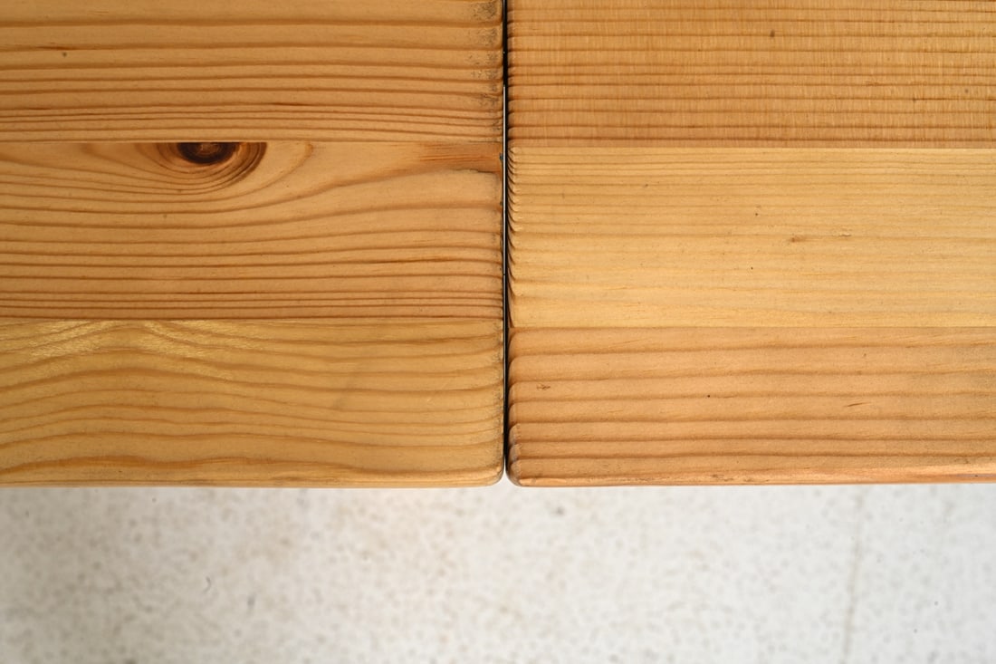 SCANDINAVIAN PINE EXTENDING DINING TABLE C. 1960S - 8